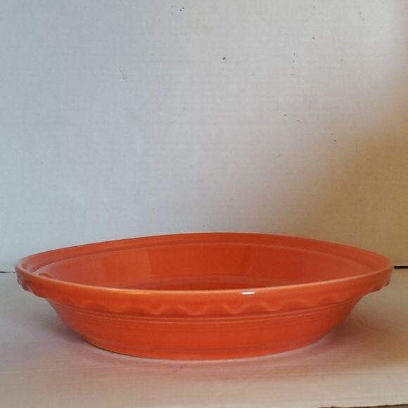 Fiestaware FIESTA CERAMIC Pie Plate Deep Dish Baker Baking Bake Bakeware Poppy - Picture 4 of 9